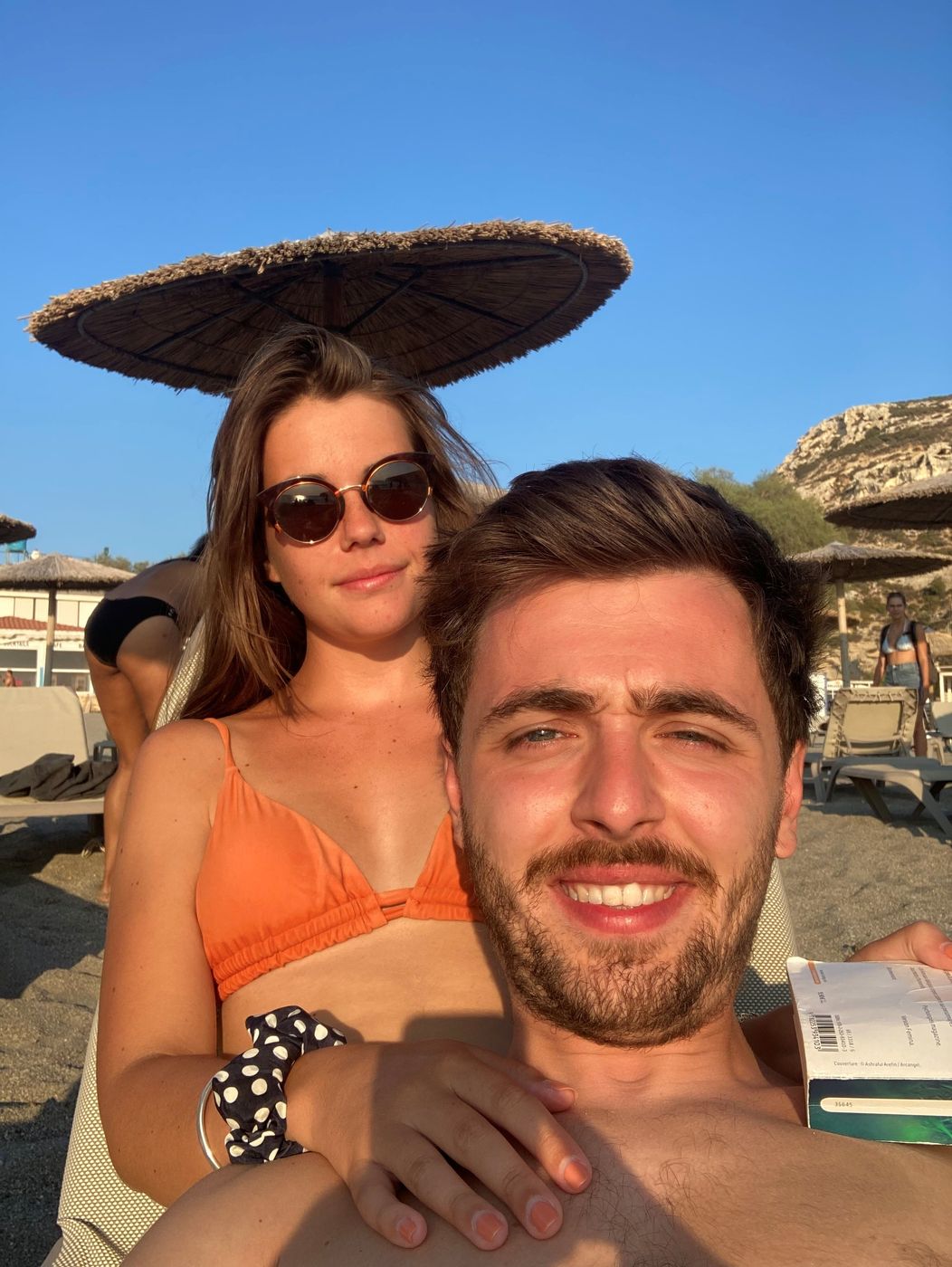 Sur la plage en Crète