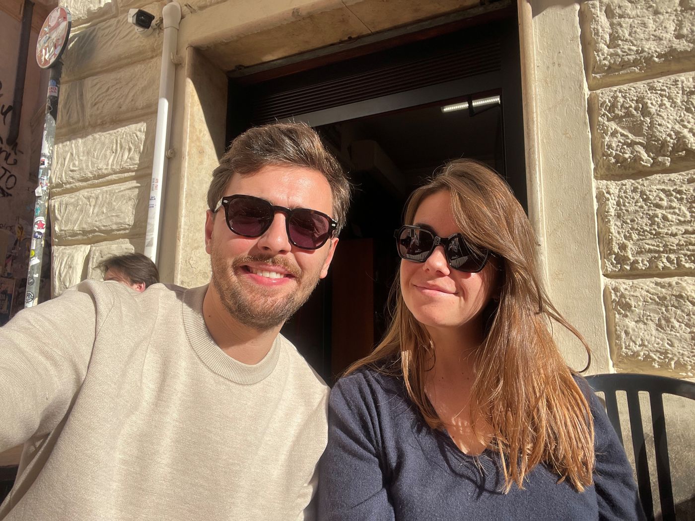 En terrasse à Rome